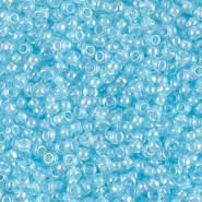 Miyuki seed beads 11/0 - Aqua lined crystal ab 11-278